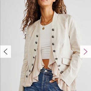 *BRAND NEW, NEVER WORN, TAGS ATTACHED* Free People- Ruffles Romance Jacket